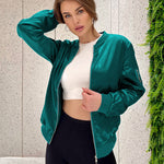 Zeagoo Classic Bomber Jacket Windbreaker with Pockets