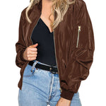 Zeagoo Classic Bomber Jacket Windbreaker with Pockets