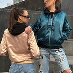 Zeagoo Classic Bomber Jacket Windbreaker with Pockets