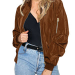 Zeagoo Classic Bomber Jacket Windbreaker with Pockets
