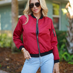Zeagoo Classic Bomber Jacket Windbreaker with Pockets