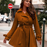 Zeagoo Double-Breasted Thick Wool Coat Jacket