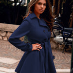 Zeagoo Double-Breasted Thick Wool Coat Jacket