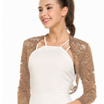 Zeagoo Women's Bolero Shrugs Crochet Lace Open Cardigan