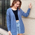 Zeagoo Cardigan Fall Winter Open Front Sweater