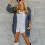 Zeagoo Cardigan Fall Winter Open Front Sweater