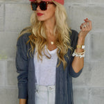 Zeagoo Cardigan Fall Winter Open Front Sweater