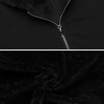 Women's Fleece Zip up Hoodies Long Thicken Outerwear Jacket Oversize Sweatshirts with Pockets - Zeagoo (Us Only)