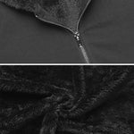 Women's Fleece Zip up Hoodies Long Thicken Outerwear Jacket Oversize Sweatshirts with Pockets - Zeagoo (Us Only)