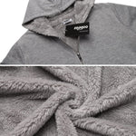 Women's Fleece Zip up Hoodies Long Thicken Outerwear Jacket Oversize Sweatshirts with Pockets - Zeagoo (Us Only)