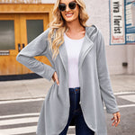Women's Fleece Zip up Hoodies Long Thicken Outerwear Jacket Oversize Sweatshirts with Pockets - Zeagoo (Us Only)
