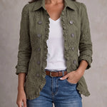 Ascension - Embroidered jacket with ruffles