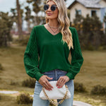 Zeagoo Women's Blouses Dressy Casual V Neck Top