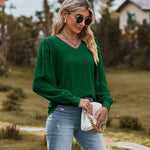 Zeagoo Women's Blouses Dressy Casual V Neck Top