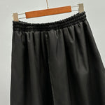 Loose Wide-leg Cropped Strappy Hakama Pants