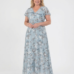 ROCÍO | Irene Floral Chiffon Maxi Dress