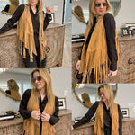 Women's Tassel Sleeveless Vest 70s Outfits for Women Hippie Clothes Fringe Jacket Cardigan S-XXL - Zeagoo (Us Only)