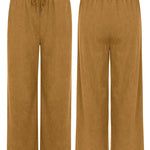 Zeagoo Drawstring Long Pants with Pockets