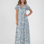 ROCÍO | Irene Floral Chiffon Maxi Dress