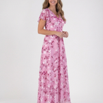 ROCÍO | Irene Floral Chiffon Maxi Dress