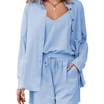 Zeagoo 3 Piece Linen Set