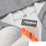 Women Zip Up Hoodies Fleece Lined Tunic Sweatshirt Long Casual Hoodie Jacket with Pockets - Zeagoo (Us Only)