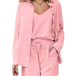 Zeagoo 3 Piece Linen Set