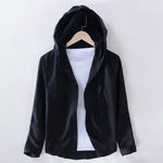 Men's Lightweight Striped Hooded Long-Sleeved Shirt | Casual Spring Style Statement