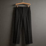 Men's Waffle Texture Trousers | Polished Business-Ready Fit