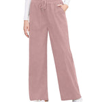 Zeagoo Drawstring Long Pants with Pockets