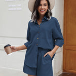 Zeagoo 3 Piece Linen Set