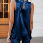 Womens Tank Tops Dressy Casual Mock Neck Sleeveless Blouses Fashion Shirts for Work - Zeagoo (Us Only)