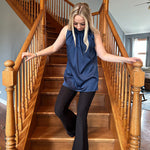 Womens Tank Tops Dressy Casual Mock Neck Sleeveless Blouses Fashion Shirts for Work - Zeagoo (Us Only)