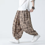 Loose Zen Embroidered Wide Leg Pants