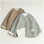 Japanese Retro Round Neck Loose Cotton Jacket