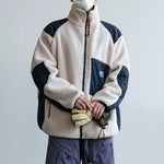 Winter Reversible Stand-up Collar Fleece Jacket