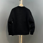 Casual Patchwork Fake Two-piece Knitted Cardigan