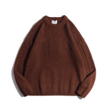 Japanese Lazy Loose Crew Neck Sweater