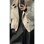Detachable Hooded Warm Fur Collar Coat