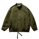 Stand-up Collar Loose Casual Solid Color Jacket