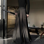 Retro Loose Casual Samurai Culottes Hakama Pants