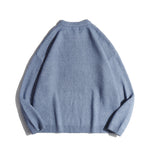 Japanese Lazy Loose Crew Neck Sweater
