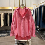 Loose-fitting Polo Collar Shirt