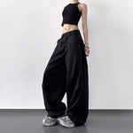 American Retro Straight Wide-leg Trousers