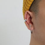 Single Paper Clip Earring