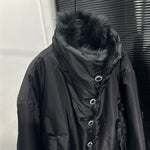 American Warm Large Fur Collar Coat
