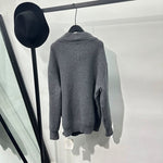Vintage Turtleneck Button Loose Sweater