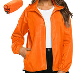 Waterproof Rain Packable Hooded Windbreaker - Zeagoo (Us Only)
