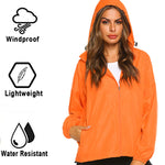 Waterproof Rain Packable Hooded Windbreaker - Zeagoo (Us Only)