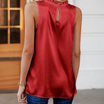 Womens Tank Tops Dressy Casual Mock Neck Sleeveless Blouses Fashion Shirts for Work - Zeagoo (Us Only)